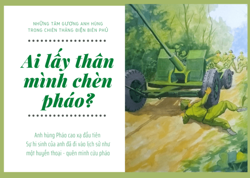 Ai là người lấy thân mình chèn pháo