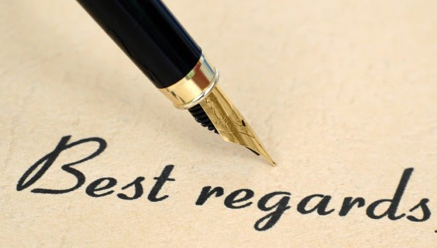 Best regards nghĩa là gì