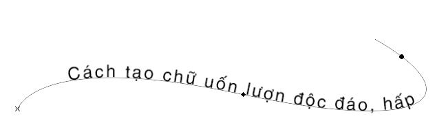 cách bẻ cong chữ trong photoshop