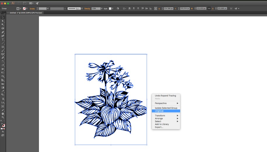 Cách chuyển ảnh sang thành vector trong AI Adobe Illustrator