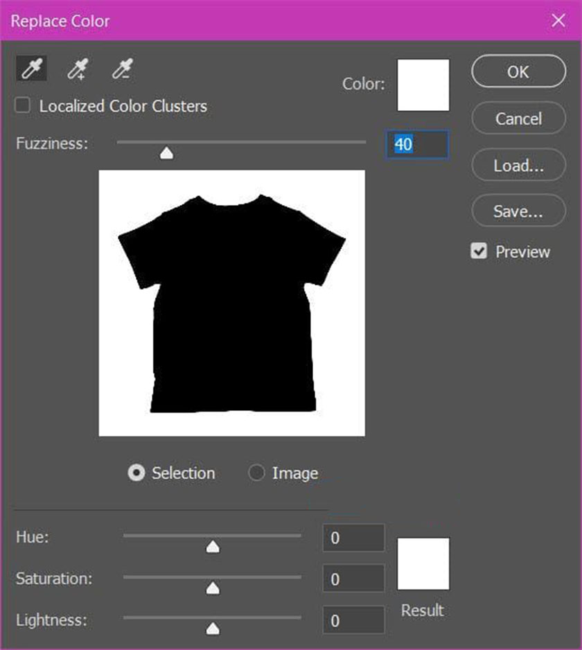 Cách đổi màu áo trong photoshop