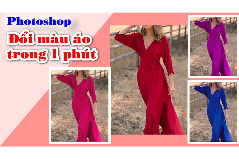 Cách đổi màu áo trong photoshop