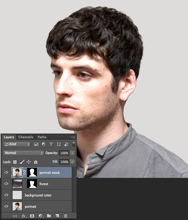 Cách ghép ảnh chồng lên nhau bằng photoshop