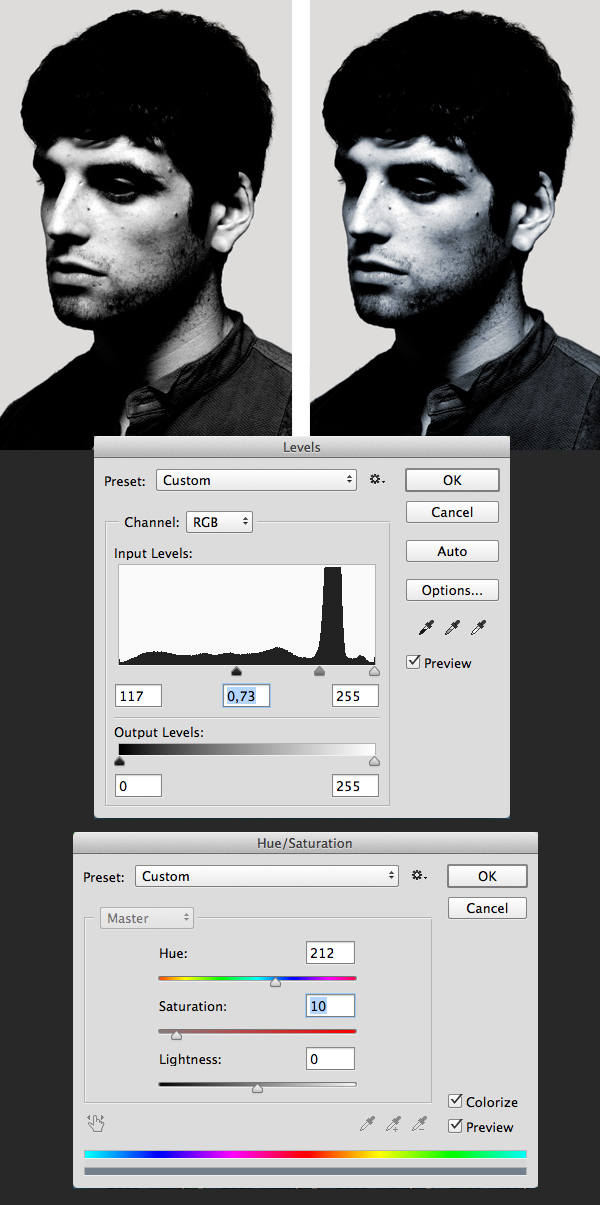 Cách ghép ảnh chồng lên nhau bằng photoshop