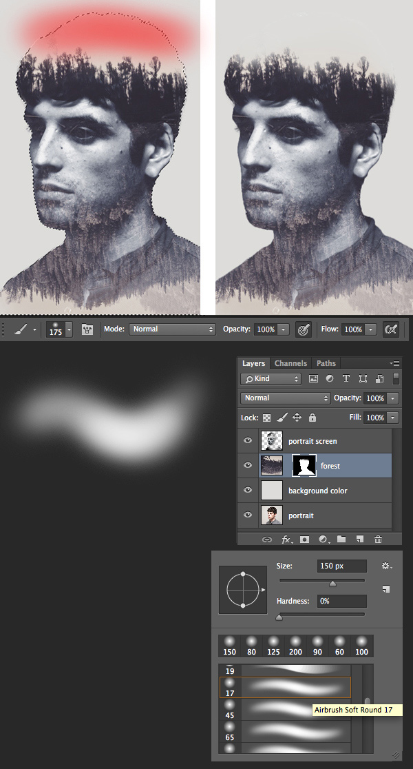 Cách ghép ảnh chồng lên nhau bằng photoshop