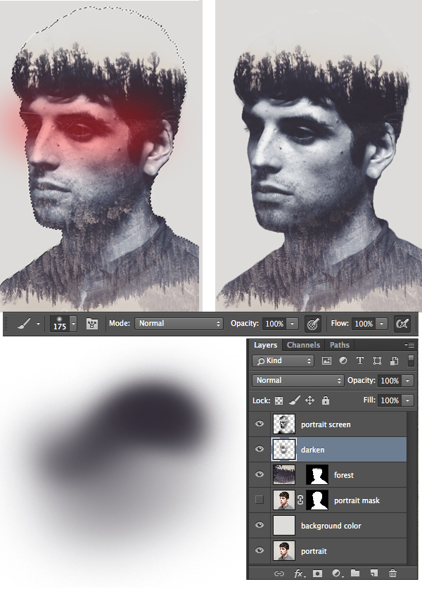 Cách ghép ảnh chồng lên nhau bằng photoshop