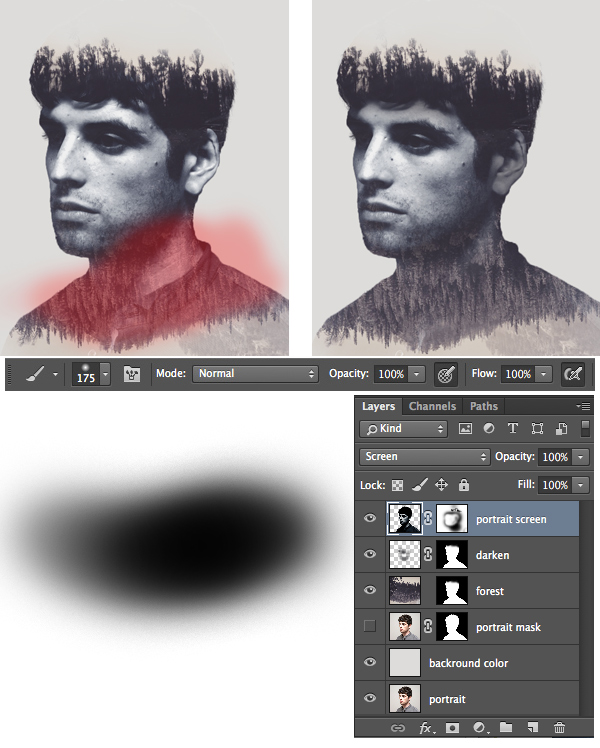 Cách ghép ảnh chồng lên nhau bằng photoshop