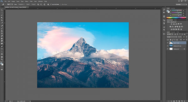 ghép ảnh trong photoshop CS6