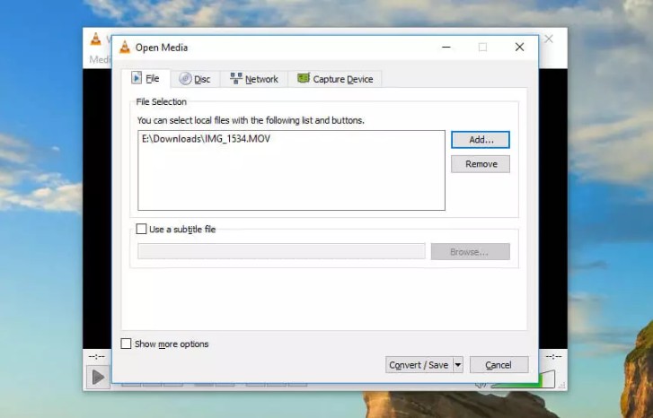 Cách giảm dung lượng video mp4 vẫn giữ nguyên chất lượng với VLC