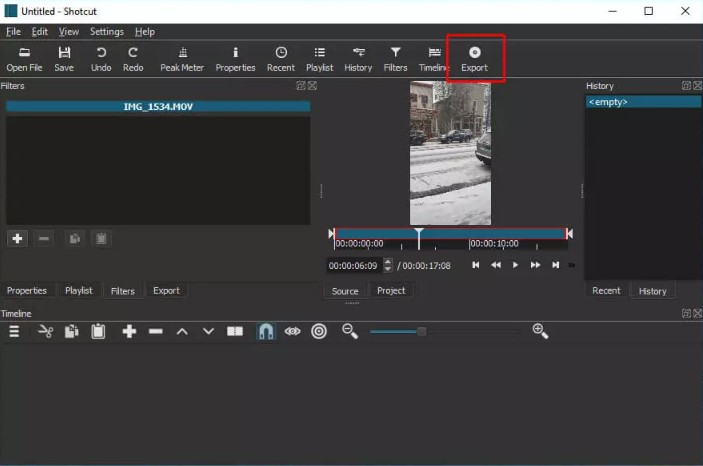 Cách giảm dung lượng video mp4 vẫn giữ nguyên chất lượng với Shotcut