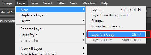 Cách làm mờ chữ trong photoshop