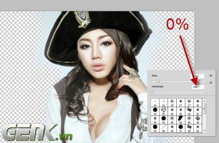 Cách làm nền ảnh trong suốt bằng photoshop