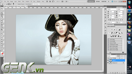 Cách làm nền ảnh trong suốt bằng photoshop