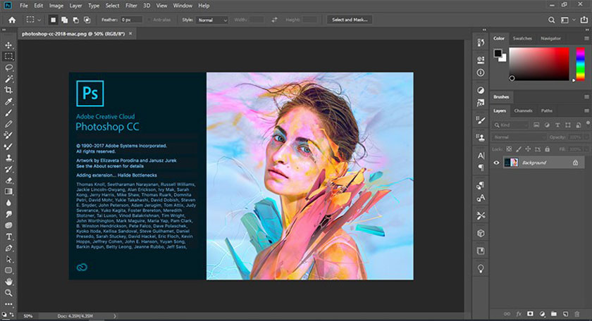 cách hiện thanh công cụ trong photoshop