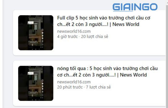 Bài đăng về clip 5 học sinh vào trường chơi cầu cơ mới nhất.