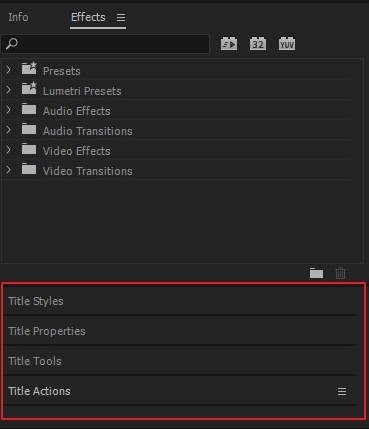Chèn chữ trong adobe premiere