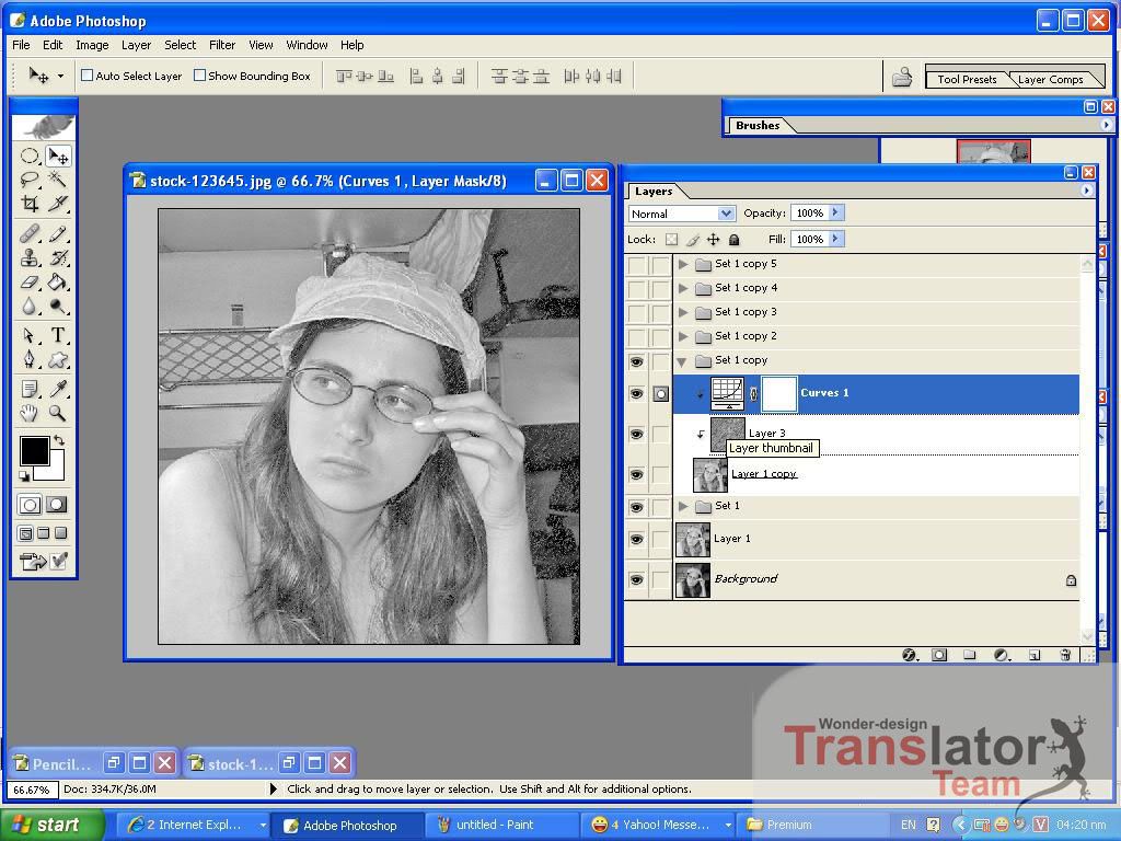 Chuyển ảnh thành tranh vẽ chì bằng photoshop cs6
