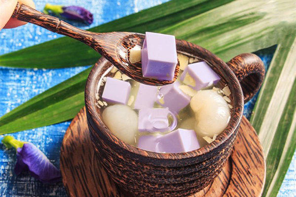 Chè khúc bạch hoa đậu biếc