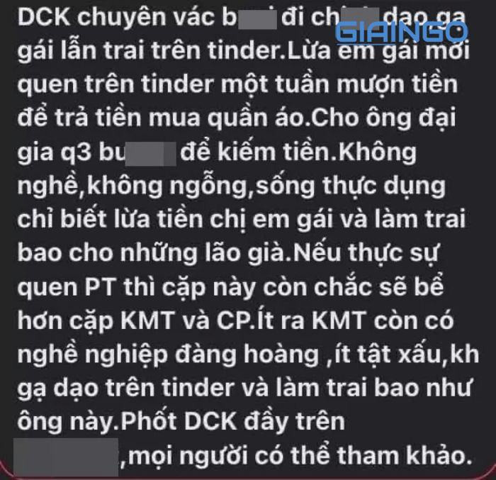 Phi công nữ ca sĩ T. đình đám hóa ra là thánh ăn hàng Tinder