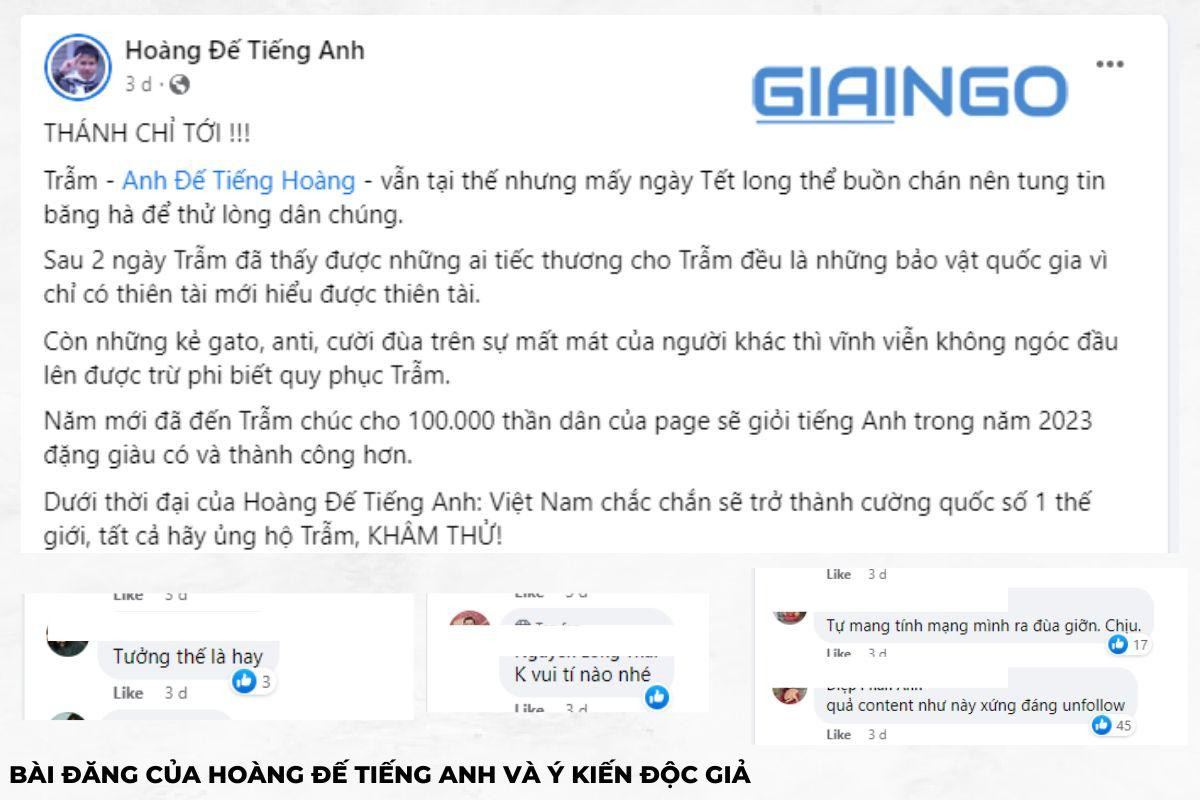 Đời tư Bùi Quang Bình hoàng đế tiếng Anh