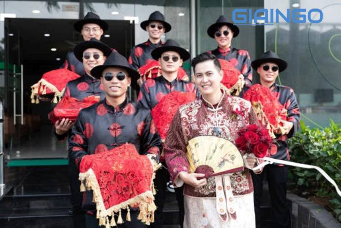 chú rể gốc hoa của karen nguyễn