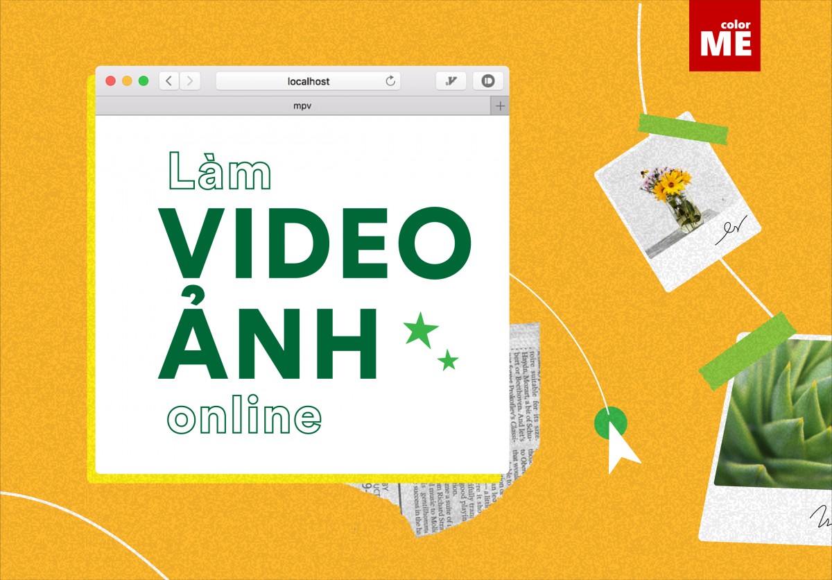 Làm video từ ảnh online
