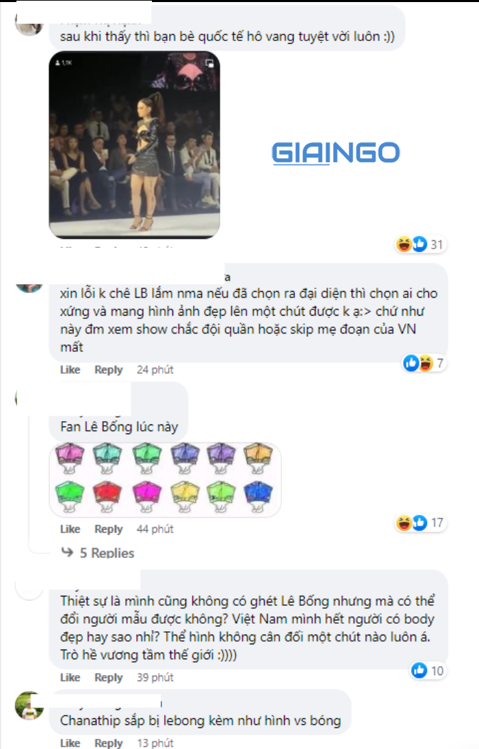 lê bống diễn thời trang ở thái lan