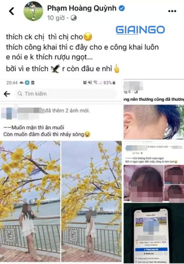 Phạm Hoàng Quỳnh tố bị trà xanh trơ trẽn công khai giật chồng
