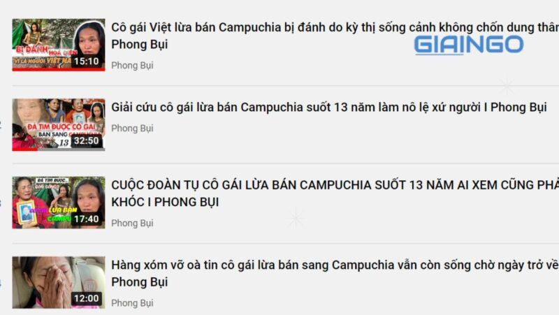 Team Phong Bụi chuộc người ở Campuchia bị lừa bán