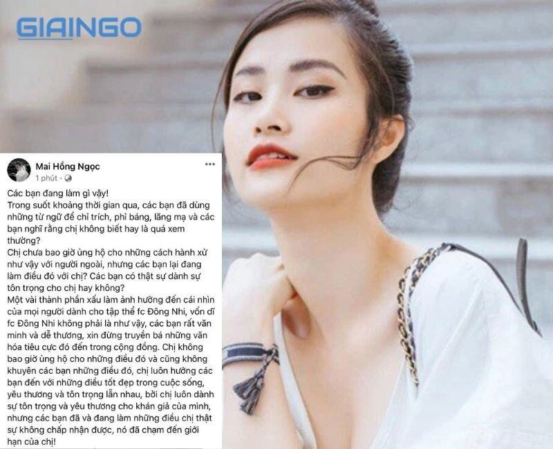 đông nhi lên tiếng lùm xùm với fc