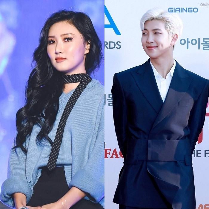 RM hẹn hò với Hwasa (MAMAMOO)