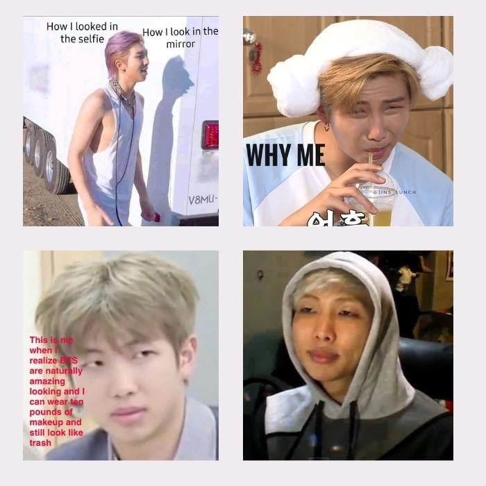 Hình RM BTS meme hài hước