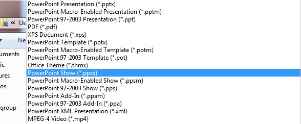 Tạo video bằng PowerPoint Show