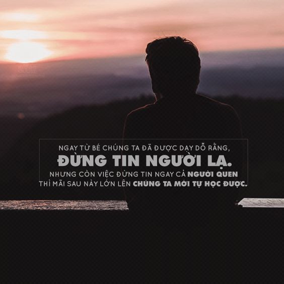 Stt thất vọng về 1 người