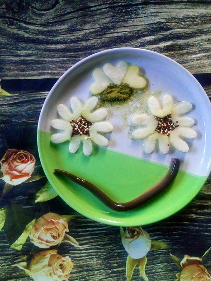 cháo lươn quinoa bí đao bột chùm ngây cho bé ăn dặm