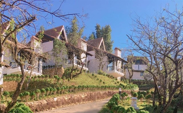 Sapa Jade Hill resort một buổi chiều nắng nhẹ