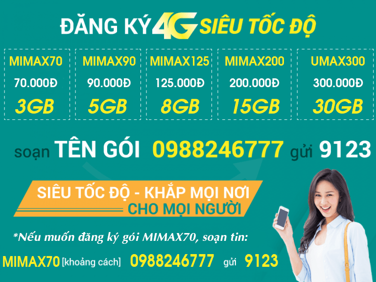 các gói cước 3g viettel sinh viên