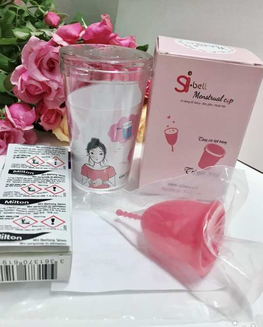Các sử dụng cốc nguyệt san Sibell
