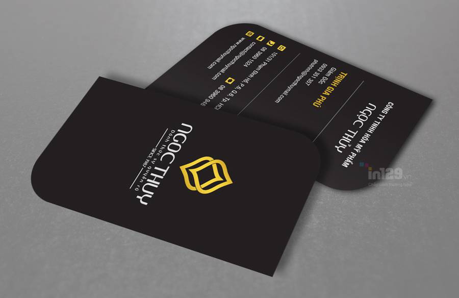 card visit bo góc