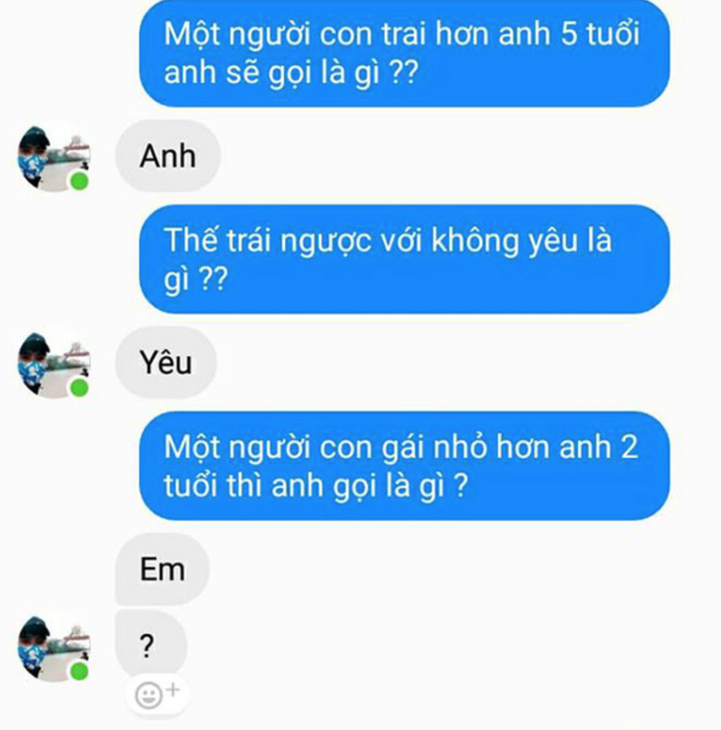 những câu đố để tán gái