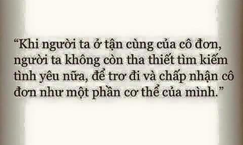 Tận cùng của cô đơn