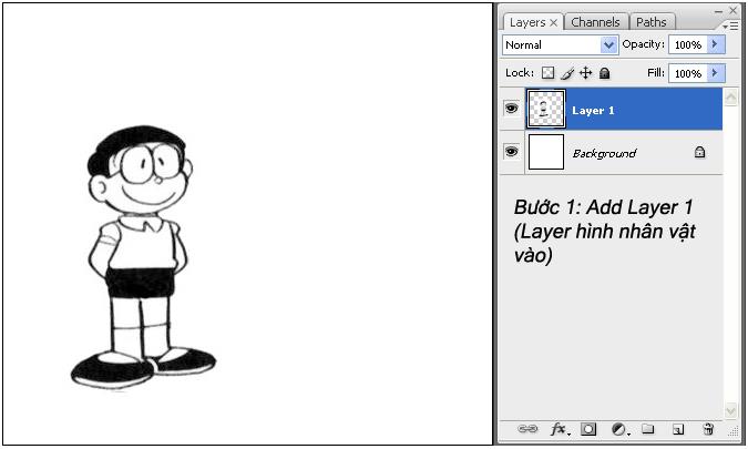 ghép tóc vào khuôn mặt bằng photoshop