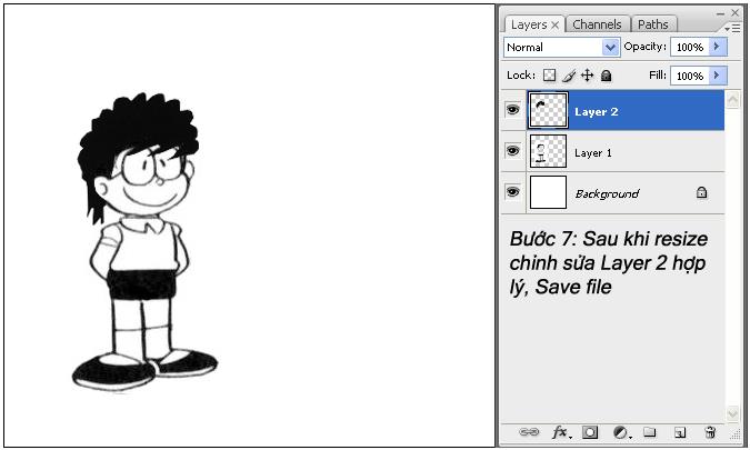ghép tóc vào khuôn mặt bằng photoshop