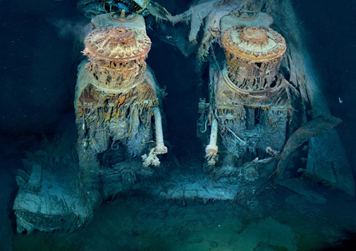 Động cơ tàu Titanic huyền thoại bị đắm - Hình nền máy tính đẹp