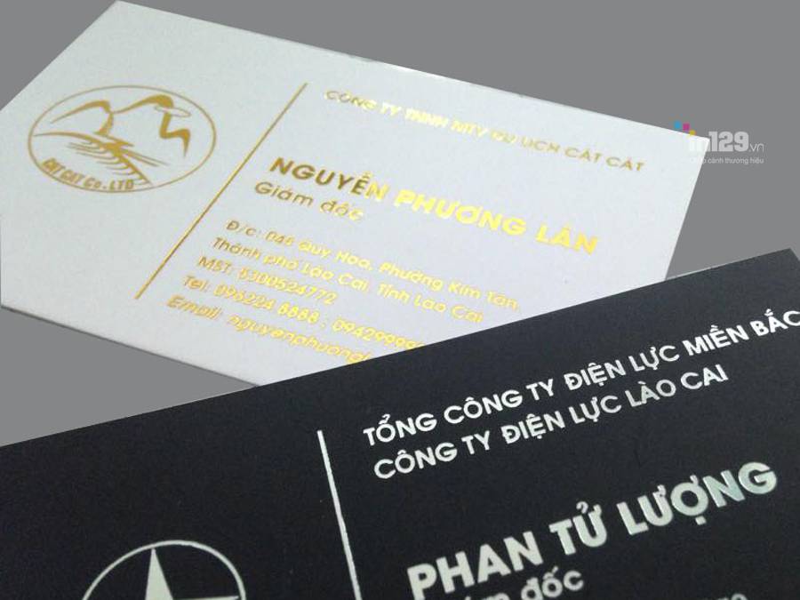 in card visit cao cấp