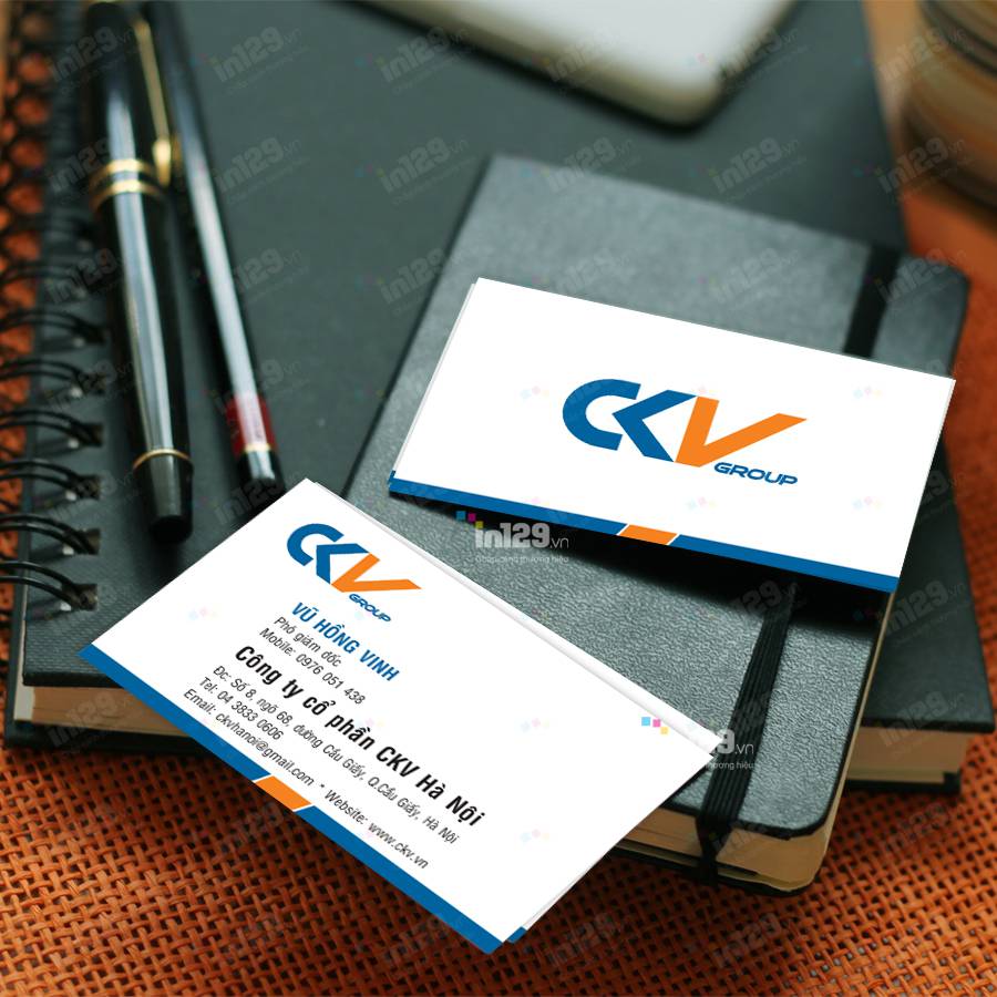 mẫu card visit văn phòng phẩm