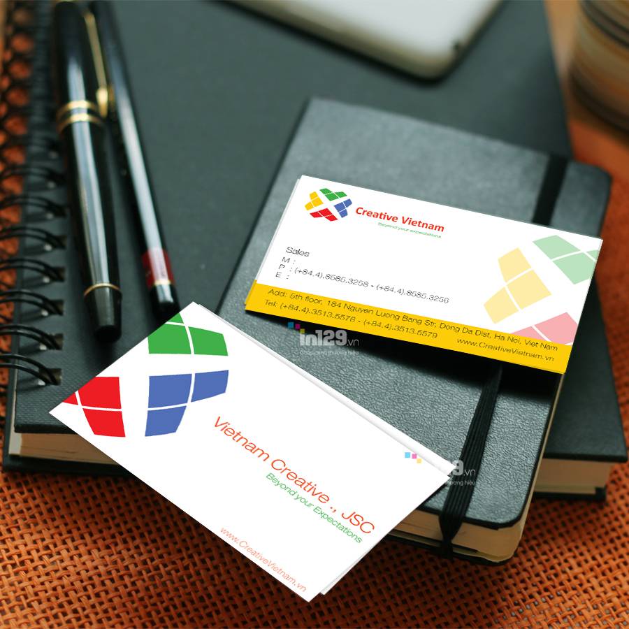 mẫu thiết kế card visit đẹp