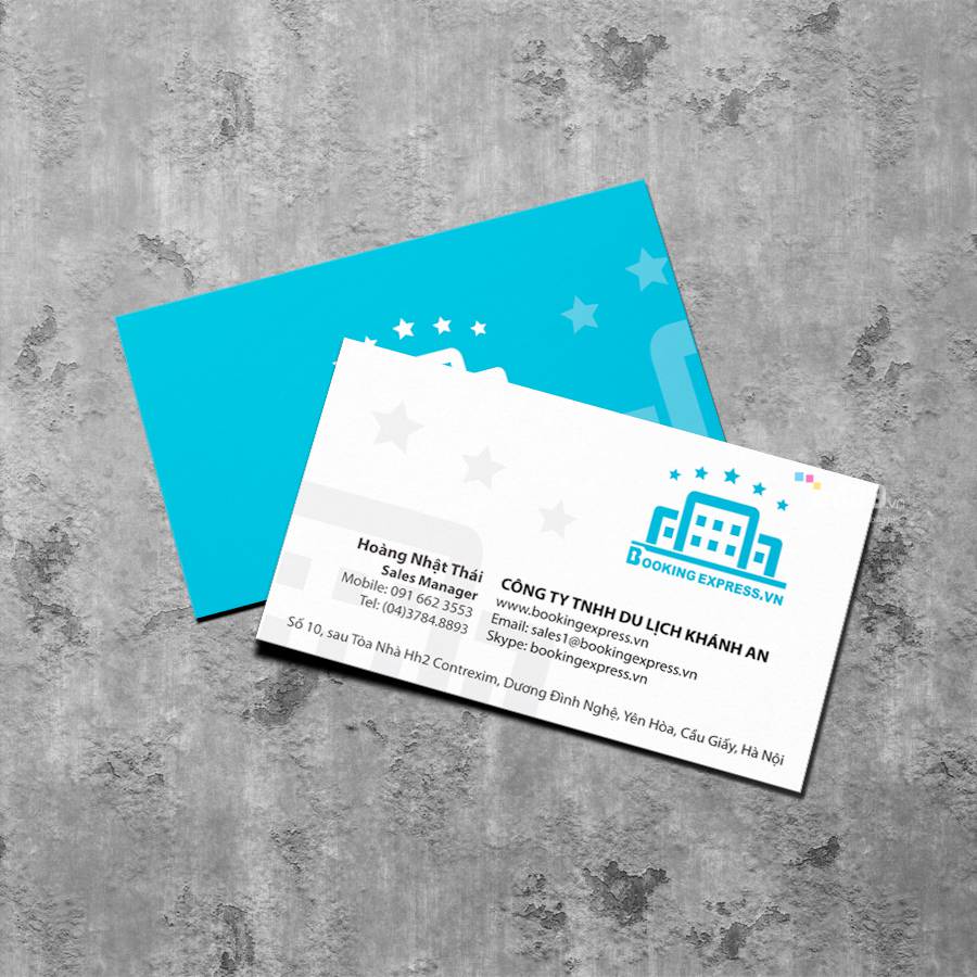 mẫu card visit công ty du lịch