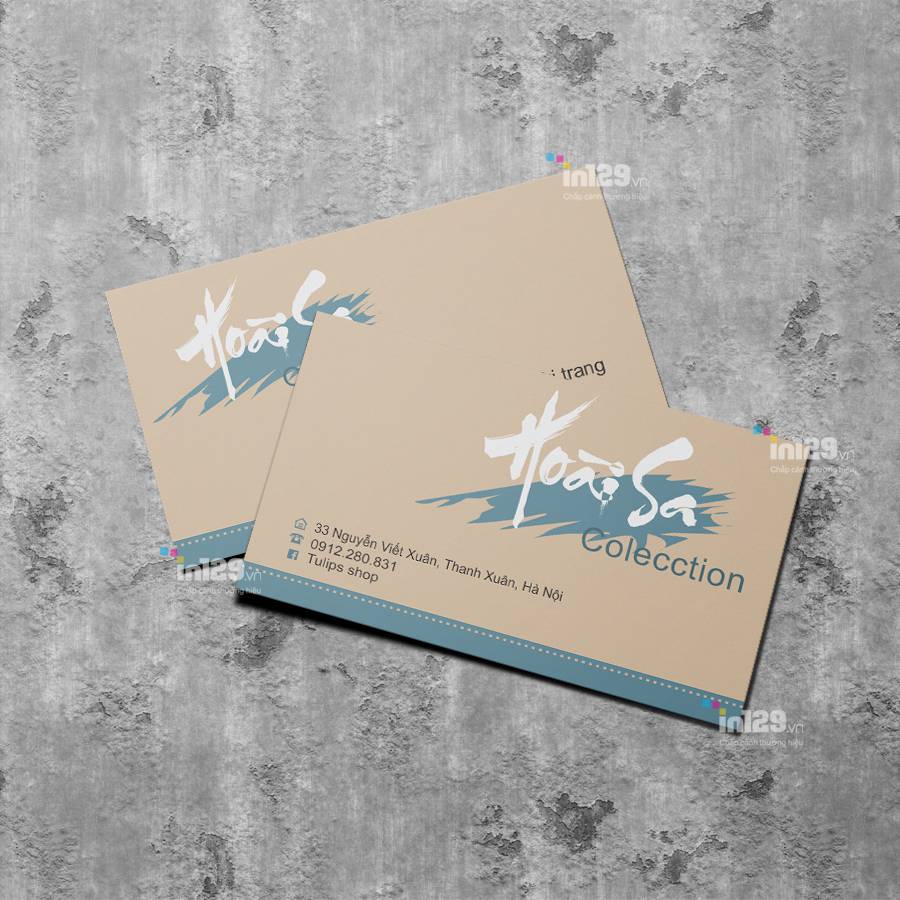 mẫu card visit công ty may