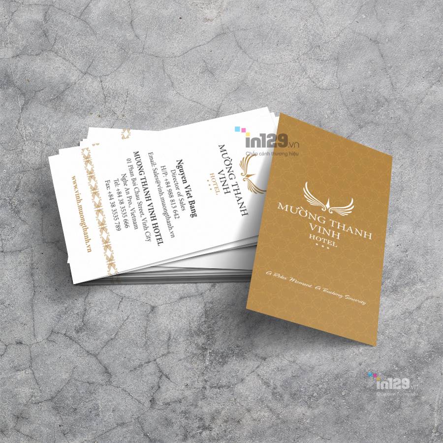 mẫu card visit khách sạn đẹp